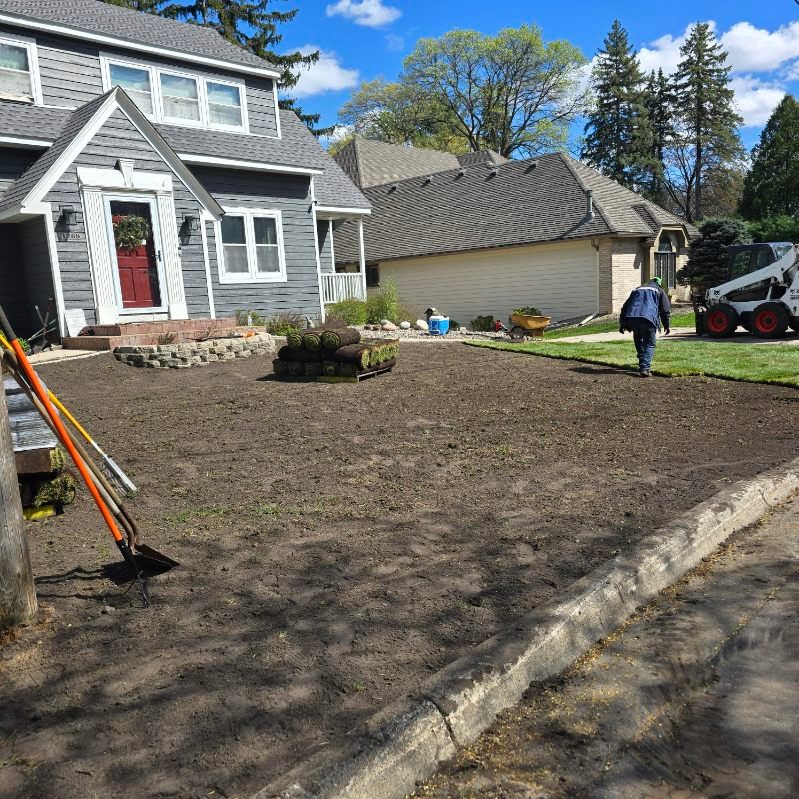 Sod installation