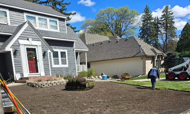 Sod installation